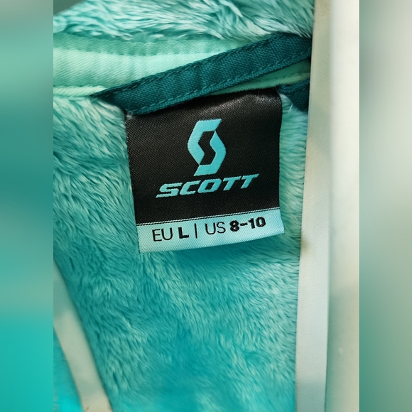 Scott Sports Fluffy Aqua Hoodie Sz Medium - Picture 3 of 8